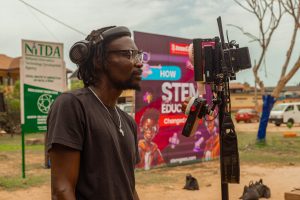 TAJ of MAKEMATION, directing the principal photography at one of the film's locations.