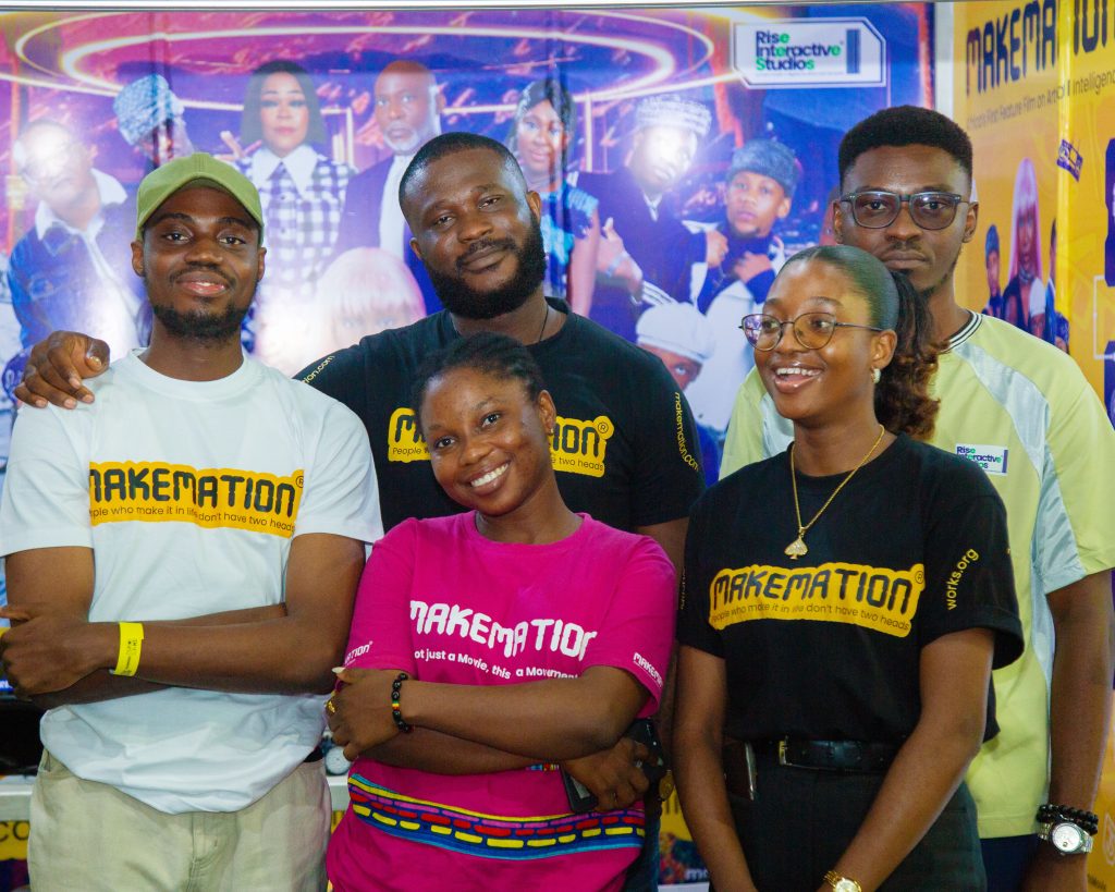 RIS & RN Staff at STEM Africa Fest 2025 representing MAKEMATION